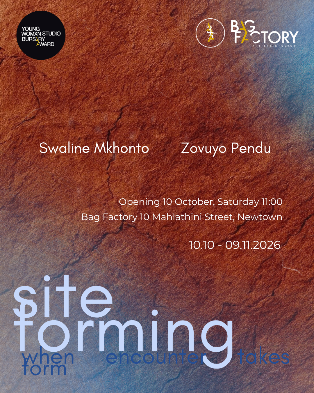 Site Forming ... Exhibition Poster_YWSB 25_26